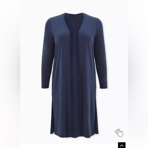 Torrid Cardigan Open Front Longline Sweater